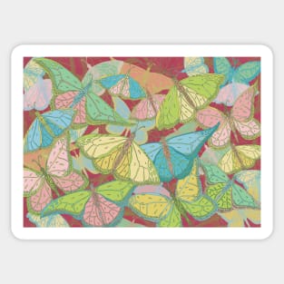 Tropical Butterflies Sticker